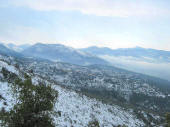 La contrada Macchione da monte Siserno